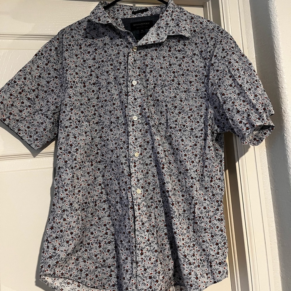 Banana republic shirt (flower theme)